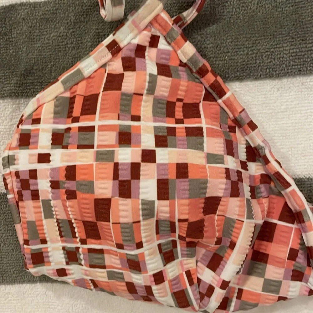 l* space Helena Top Bikini Swim in Block‎ Party